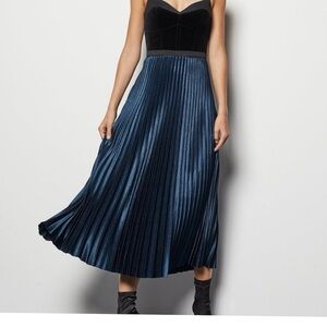 Karen Millen Black and Blue Maxi Dress